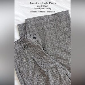 American Eagle Plaid Trousers